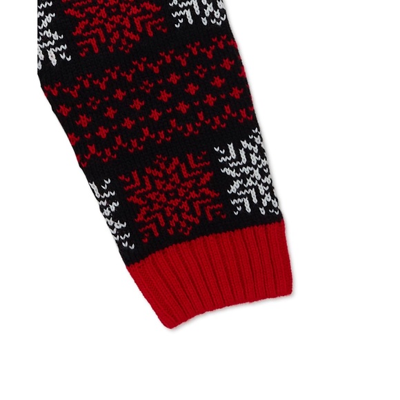 Holiday Time Boy’s Feliz Navidad Ugly Santa Christmas Sweater NWT - Picture 3 of 3